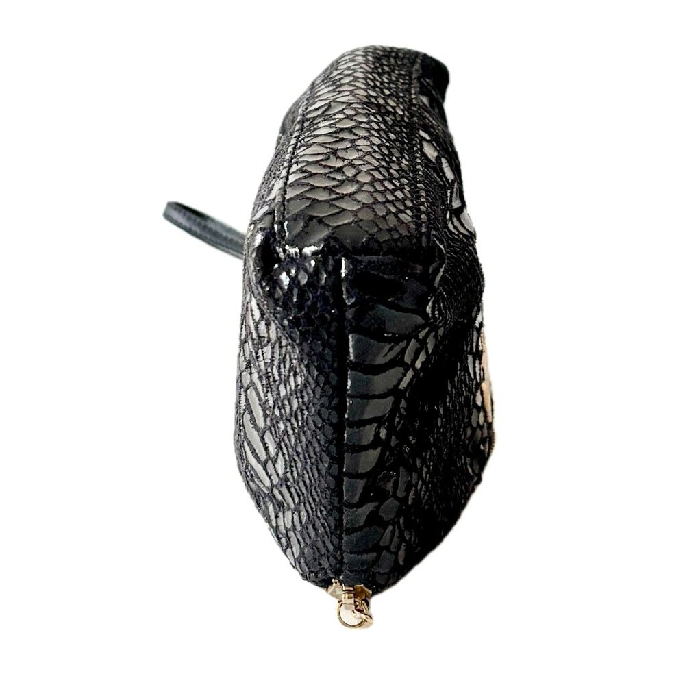 Michael Kors Wristlet Faux Leather Python Embosse… - image 7